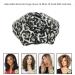Guinqueen Luxury Shower Hood for Women | 100% Waterproof Reusable & Washable | Fashionable Elastic Shower Cap for Long Curly Hair (Leopard Print) - Buy Online on GoSupps.com