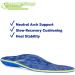 Powerstep Memory Foam Insoles for Men - Size 12-13 - Comfort & Support for All-Day Relief - International Shipping Available - Buy Online on GoSupps.com