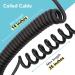 3.5mm Male Flash PC Sync Cable 14 Coiled Cord with Screw Lock - Compatible with Nikon, Canon, DSLR Cameras - Foto&Tech (1 Piece) - Buy Online on GoSupps.com