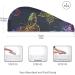 Bright Rainbow Butterflies Hair Towels 2 Pack - Super Absorbent Quick Dry Hair Turbans for Women & Girls - Buy Online on GoSupps.com
