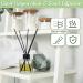 180 Rattan Aroma Diffuser Sticks - 20cm x 3mm Essential Oil Refills for Home Office Spa | 3 Colors Available - Buy Online on GoSupps.com
