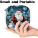 Muoooum Merry Christmas Santa Claus Portable Period Bag for Women & Teens - Menstrual Cup & Pad Holder Color 4 4.7x6.6x6.6 in - Buy Online on GoSupps.com