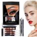 Eyeshadow Kit Portable Makeup Kit with Eyeshadow Eye Liner & Mascara | Long Lasting Waterproof Eyeshadow Palette for Women/Set