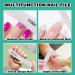FANDAMEI 15pcs 100/180 Nail File Set - Double Sided Emery Boards for Nail Care in Home and Salon - Professional Nail Styling Tools for Gel Nails - Curved 7 0.74 inch - Buy Online on GoSupps.com