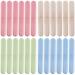 Hedume 28 Pack Travel Toothbrush Case, Portable Dust-proof Breathable Toothbrush Holder for Travel, Business, Home, Camping, School (4 Colors)