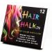 12 Colors MKNZOME Hair Chalk Set for Kids and Adults - Temporary Hair Coloring for Halloween, Christmas, Birthday Party - Girls Ages 8-12 - Buy Online on GoSupps.com