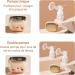 NCVI 8102 Double Electric Breast Pump 4400 mAh Battery with Night Light Portable Breast Pump for Breastfeeding 4 Modes & 9 - Buy Online on GoSupps.com