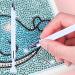 Nail Art Manicure Art Drill Rhinestone Dotting Pencil | Rhinestone Art Portable Dotting Nail Too for Home Travel Business Trip Apartment White - Buy Online on GoSupps.com