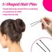 MORGLES 4pcs Brown Hair Bun Donut Set with Hair Pins - Perfect for Ballet Buns & Dancer Chignons - Buy Online on GoSupps.com