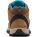 Columbia Women's Redmond III Mid Waterproof Hiking Shoe - 8 Wide - Khaki/Sea Level - Buy Online on GoSupps.com