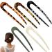 5pcs U Shape Hair Pins U Shape French Hair Pin U Shape Plastic Hair Pin Plastic Modern U Shape Hair Pin for Women