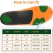 Flat Feet Anti-Fatigue Insoles for Men & Women | High Arch Support for Plantar Fasciitis Heel & Lower Back Pain Relief - Buy Online on GoSupps.com