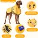 Buy Weesiber Reflective Waterproof Dog Rain Coat - Adjustable Pet Jacket & Light Poncho Hood for All Dog Sizes | S Yellow - Buy Online on GoSupps.com