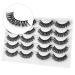 KOUSEI Russian-C False Eyelashes - 3D Volume Faux Mink, Dramatic & Fluffy - 10 Pairs - Buy Online on GoSupps.com