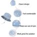 LANGZHEN Baby Girls Beach Sun Hat with Chin Strap, Light Blue Stars, 2-4 Years - Buy Online on GoSupps.com