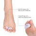 Bunion Pain Relief Toe Separators & Stretchers for Yoga & Running - Latex-Free Spacer Corrector for Valgus & Crooked Toes - Buy Online on GoSupps.com