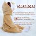 Doladola Baby Sloth Hooded Onesie Pajamas | Infant Romper 6-12 Months - Buy Online on GoSupps.com