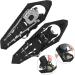 Buy ALPIDEX Snowshoes with Carrying Bag & Poles | Climbing Aid for Shoe Size 38-45 - Black - Buy Online on GoSupps.com