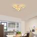 Comely Dimmable LED Ceiling Lamp with Remote Control | Modern 30W Star Design | White Starry Sky Light for Children's Room Bedroom & Dining Room | 3000K-6500K - Buy Online on GoSupps.com
