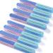 JEOPKO 8 Pack Nail Buffer Nail File Buffer Block 7 Way File Removes Ridges for Manicure Block Acrylic Gel Nails Remover Women Home & Salon Use Straight Pedicure Buffing Sanding Polish. Pink Blue