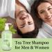 Hair Growth Shampoo with Tea Tree Oil Biotin & Rosemary - Strengthen Thinning Hair & Combat Hair Loss for All Hair Types - 10 FL OZ - Buy Online on GoSupps.com