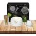 Support whisky Matcha | Kit de matcha naturel s r 5 pi ces | Kit de whisky professionnel | Kit complet d'outils pour matcha | Id al pour les amateurs de th d butants | pour les familles Blanc - Buy Online on GoSupps.com
