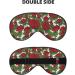 Unisex Cartoon Roses Adjustable Sleep Eye Mask | Elastic Blackout Design for Home Travel Yoga & Office Naps - Buy Online on GoSupps.com