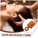 Weather Woodenwamm Collared Combination Comb - Antistatic Wooden Head Scalp Ridge for Head Massage | 12.50x6.00cm Brown - International Shipping Available - Buy Online on GoSupps.com