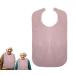 Cre9tive Bib for Adults Bib Bib Eating Apron Seniors Waterproof Pink