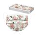 Lulupi 10 pieces of one-way adult mouth protection flowers mouth and nose protection flower motif Elegant breathable beama mask neckerchief for women A-02