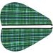 Buy Blue & Green Scottish Tartan Coral Velvet Hair Cap Towel Wrap for Women | Absorbent & Quick-Dry for Swimming & Tours - Buy Online on GoSupps.com