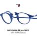 Blue Light Blocking Magnetic Reading Glasses for Men & Women - FARADAY Indigo | 8 Colors 5 Powers - Shop Now - Buy Online on GoSupps.com