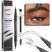 Eyebrow pencils for women waterproof double head cosmetic pencil with 2 fork tips eyebrow pencils for girls for permanent styling shaping defining blackbrown 1 piece 1er Pack - Buy Online on GoSupps.com