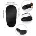 LUTER 6pcs Reusable Non-Woven Fabric Eye Patches for Glasses - Improve Vision for Kids & Adults with Lazy Eye, Amblyopia & Strabismus (Black) - Buy Online on GoSupps.com