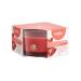 bolsius moods and real scents scented candle in glass pomegranate wax cotton wick red S 302