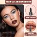 3 in 1 Black Lip Liner Pencil & Matte Lipstick Lip Gloss Set | Long-lasting Smudge Proof Makeup Kit - Velvet Goth (12# Black Magic - Buy Online on GoSupps.com