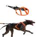 Non-stop dogwear Freemotion Harness 5.0 | Dog harness for all sports size: size 9 black/orange 9