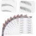 Didiseaon 9 Sheets Imitation Eco Eyebrow Sticker Eyebrow Transfers Stickers for Women 4d Transfer Stickers Wig 21.5X14.5cm Black - Buy Online on GoSupps.com