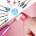 Homeet 11 Pcs Ceramic Nail Drill Bits 3/32 Inch Tungsten Alloy Professional Nail Drill Bits Safety Diamond Bits for Removing Gel Acrylic Cuticle Nail Drill for Manicure Pedicure Pack of 11 - Buy Online on GoSupps.com