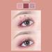 Eyeshadow palette - set of colorful shimmering eyeshadows long-lasting eye makeup collection | Blendable shimmering powder vibrant party looks cosmetic tray - Buy Online on GoSupps.com
