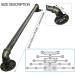 30cm-600cm Non-Slip Handrail - Complete Kit Bronze Metal Wrought Iron Round Pipe Stairs Railing Banister Lofts Decking Rails Corridor Support Rod (Size : 7ft/210cm) 5ft/150cm - Buy Online on GoSupps.com