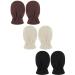 Boyiee 3 Pairs Baby and Toddler Winter Mittens Kids Fleece Warm Mittens for Baby Boy Girl 6-18 Months Beige Khaki Black