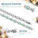 Elegant Turquoise Magnetic Arm Band for Women | Stainless Steel Magnetic Bracelet - 3500 Gauss Stone Closure - Buy Online on GoSupps.com