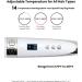 Rotating 2-in-1 Curling Iron & Flat Iron | Professional Tourmaline Ceramic Hair Straightener & Curler | 30s Fast Heating & 14 Temp Settings - Buy Online on GoSupps.com