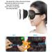 HUIBENYOU 3D Eye Covers for Sleeping - 2pcs Black Sleep Mask for Insomnia, Lunch Breaks & Anytime Rest - Soft, Comfortable & Completely Blindfolded - Buy Online on GoSupps.com