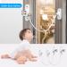 4 Pcs Window Restrictor Locks for Kids Window Restrictors UPVC Baby Security Window Locks with Screws Keys for Baby Child Children Safety Window Locks Door Locks for Home Public School and Commercial 4pcsWhite - Buy Online on GoSupps.com