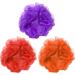 Com-Four 4x Bathing Sponge Set - Colorful Shower Sponges for Massage & Washing - 04 Pieces - Buy Online on GoSupps.com