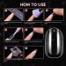 Makartt Short Oval Nail Tips - 500 Full Cover Transparent False Nails for Gel & Acrylic Art - 10 Sizes Clear - Buy Online on GoSupps.com