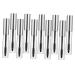 VINTORKY 10pcs Mascara Empty Tube Mascara Bottle Lip Gloss Bottle Eyelash Cream Tube Cosmetic Silver Plastic