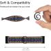 YONWORTH Adjustable Elastic Watch Band for Fitbit Charge 2 - Aztec Purple Blue - Buy Online on GoSupps.com